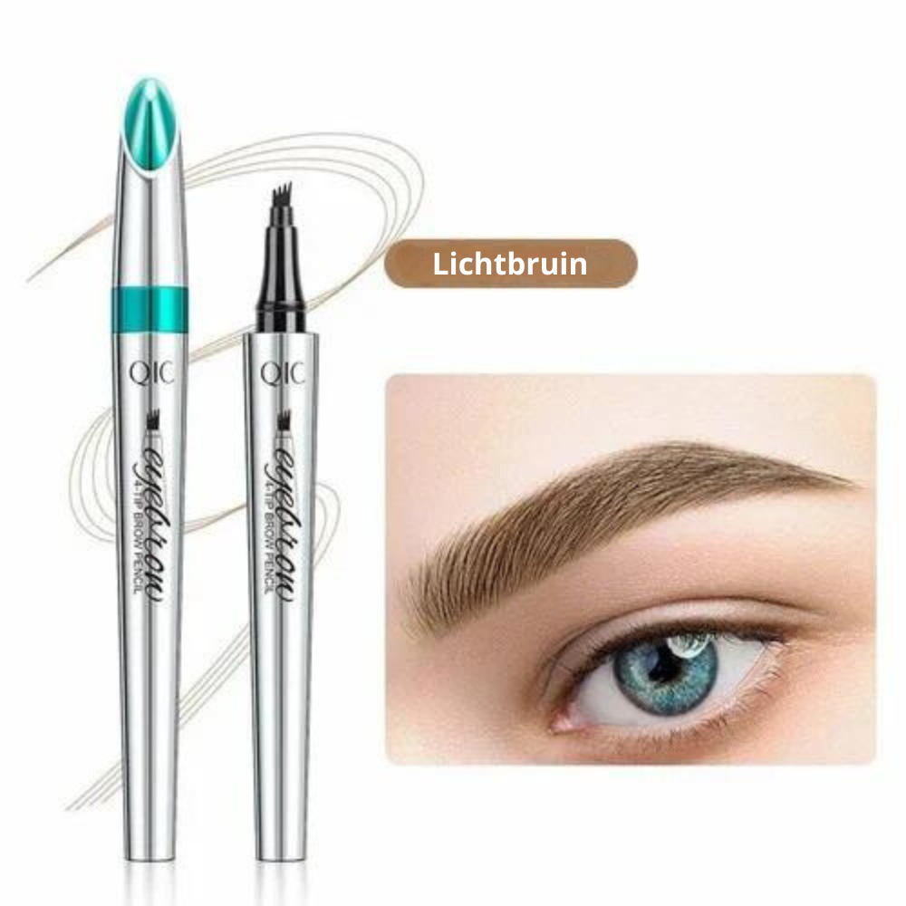Wasserfester 3D Microblading-Augenbrauenstift mit 4-Gabel-Spitzen