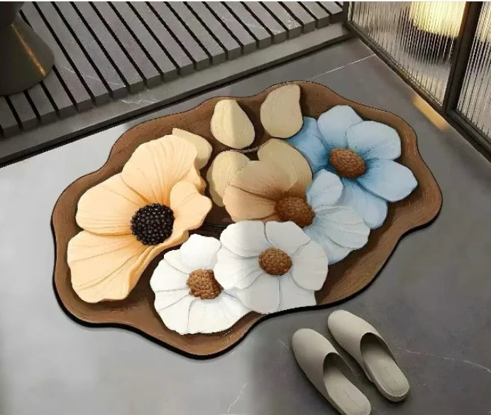 FloraStep™ – 3D Badteppich mit Sicherheit | 50% RABATT