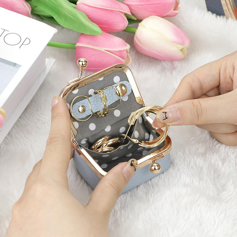 LuxJewels - Mini-Schmuckkästchen aus echtem Leder