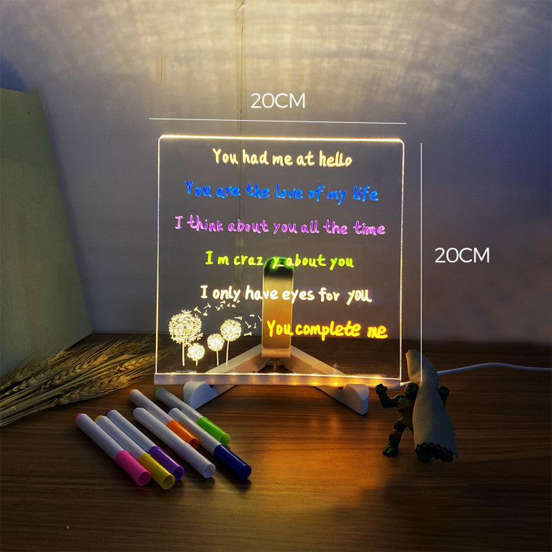 GlowBoard Pro - LED Note Board mit Farben | 50% RABATT