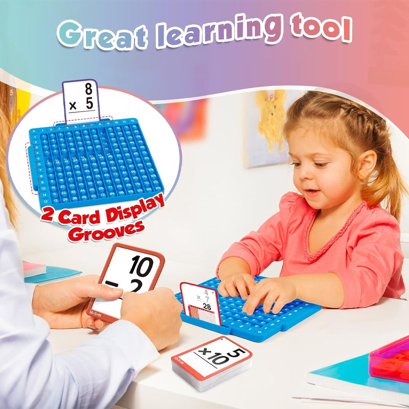 Mathe-Flash-Karten und Pop Fidget Chart