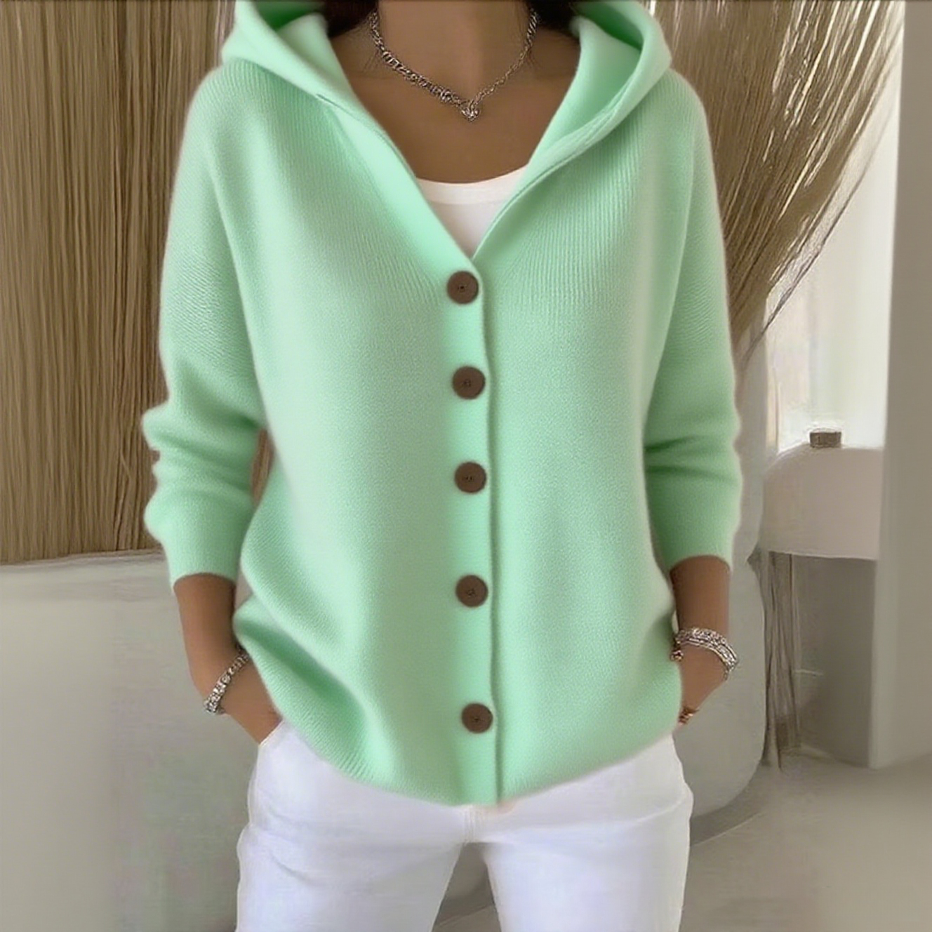 Hanneke – Bequeme  Damenstrickjacke für Jeden Tag | 50% RABATT