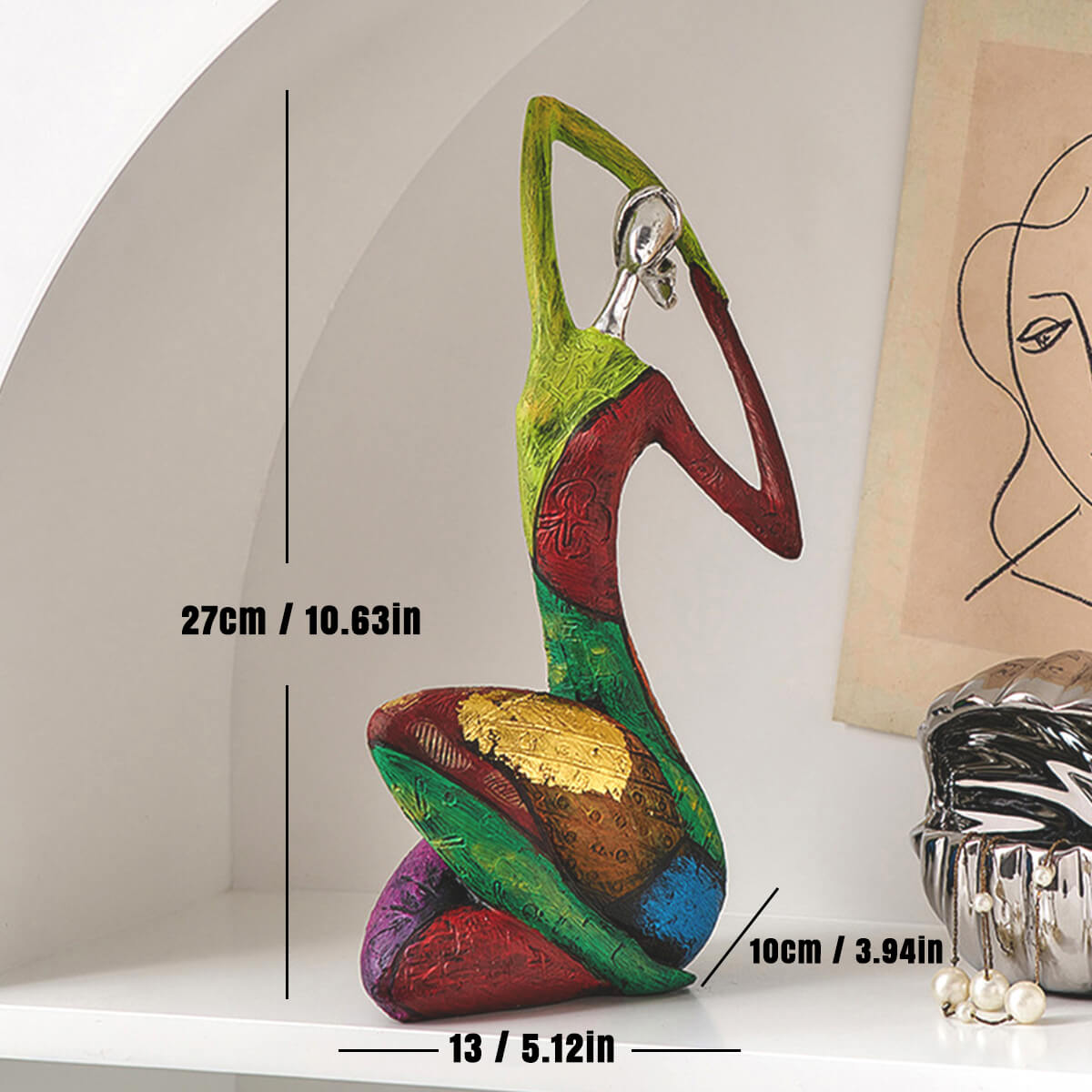 ArteLina – Farbige Figur für Stilbewusste | 50% RABATT