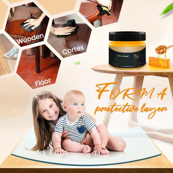 Beeswax - Bio-Holzmöbelpolitur 80g | 1+1 GRATIS