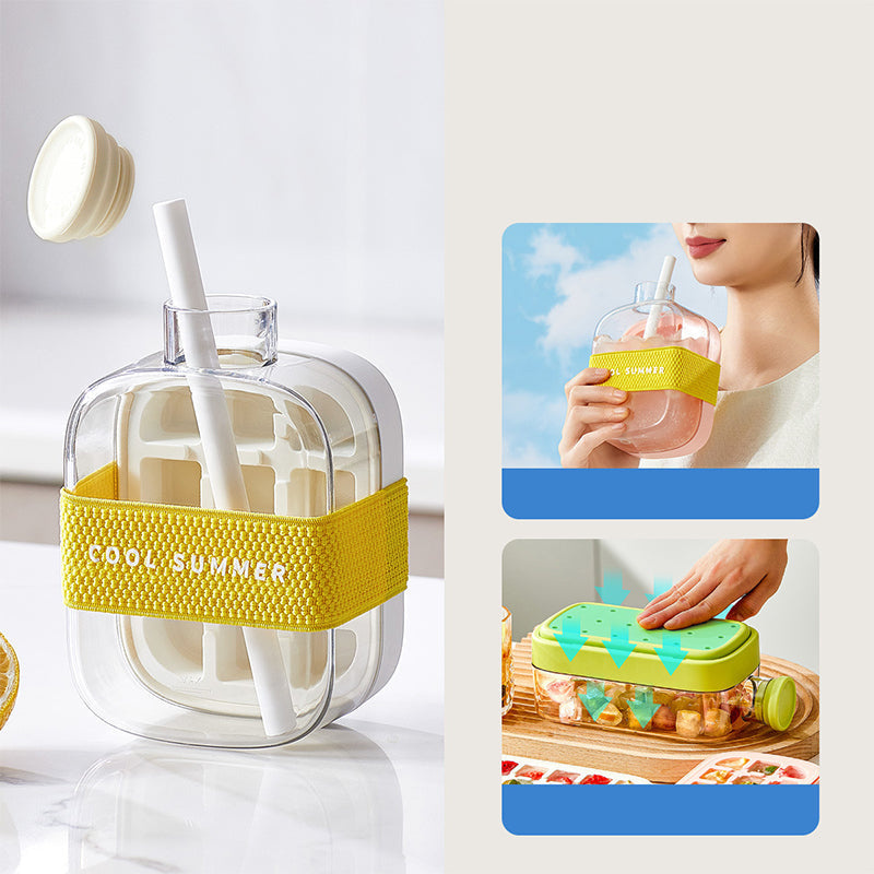 Press-To-Cold Eiswürfelform & Wasserkocher | 1+1 GRATIS
