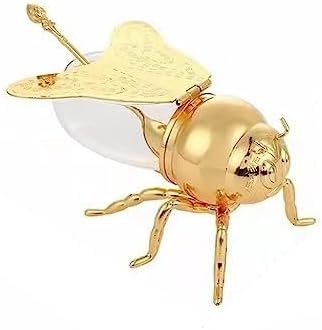 Kreativer Bienenhonigtopf mit Löffel für Esstischdekoration