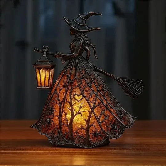 SpookyGlow – Halloween-Hexenlaterne