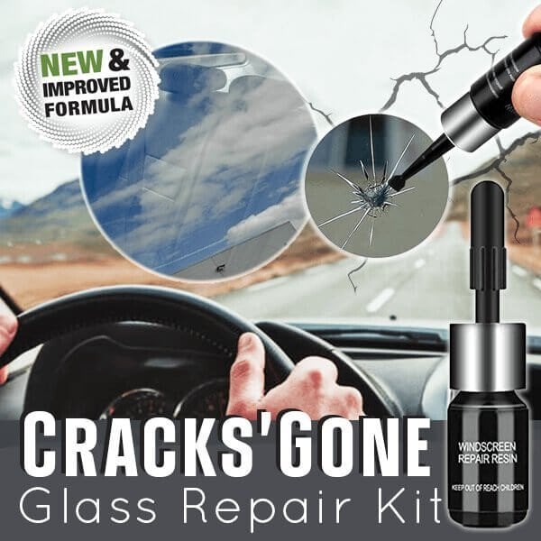 Glasreparaturset - 🛠️ DIY-Reparatur leicht gemacht – Ohne Profi! | 1+1 GRATIS