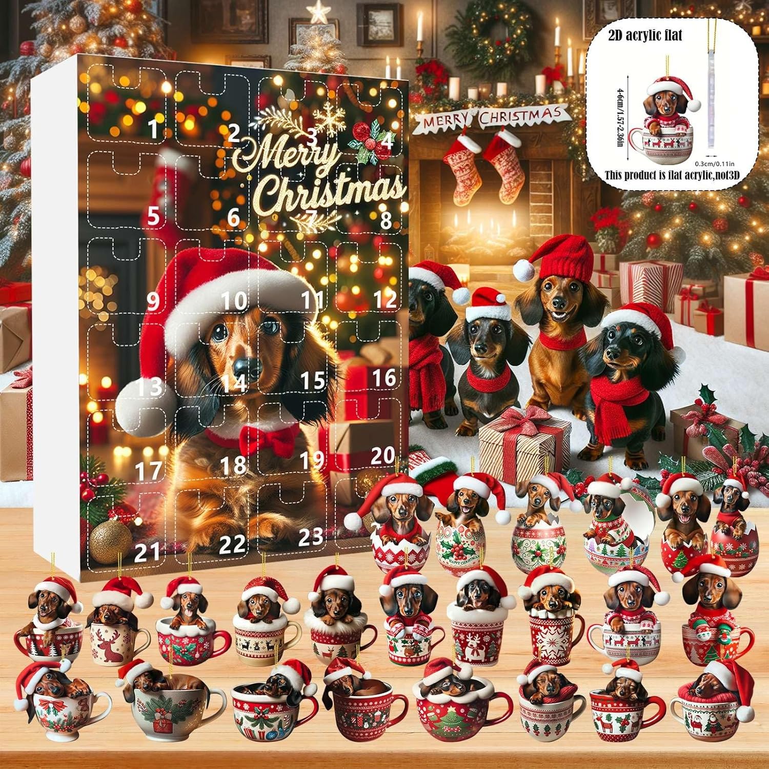 Dachsy – Weihnachts-Adventskalender für Dackel