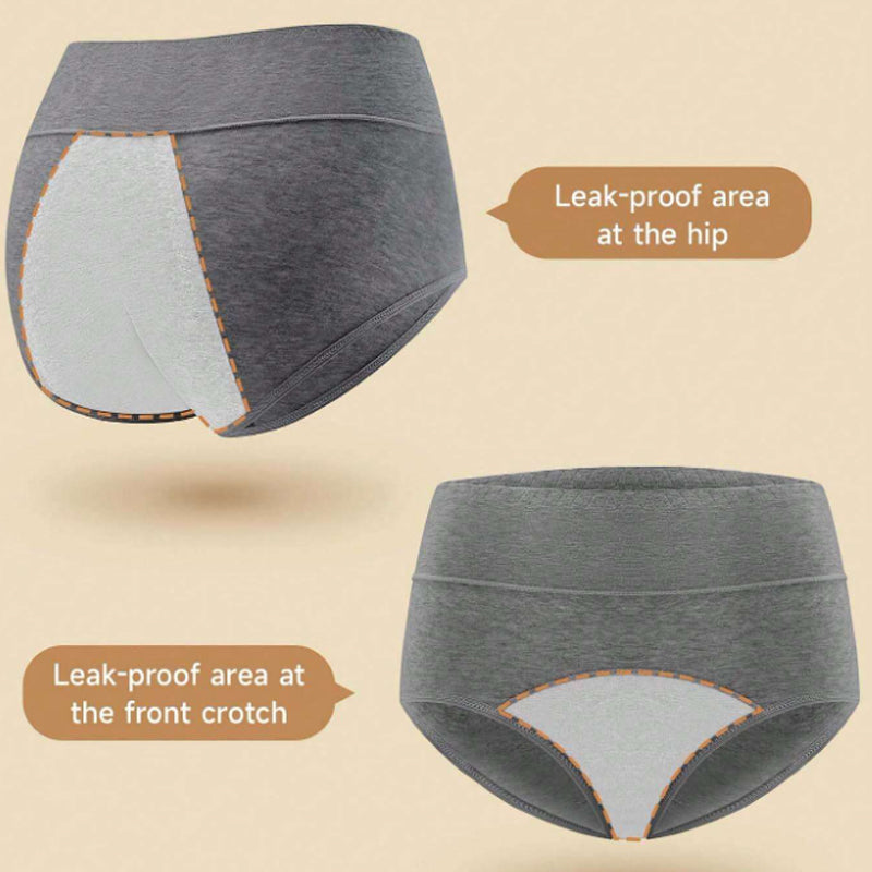 Aria - 5 Stück High Waist Baumwollunterwäsche | 50% RABATT