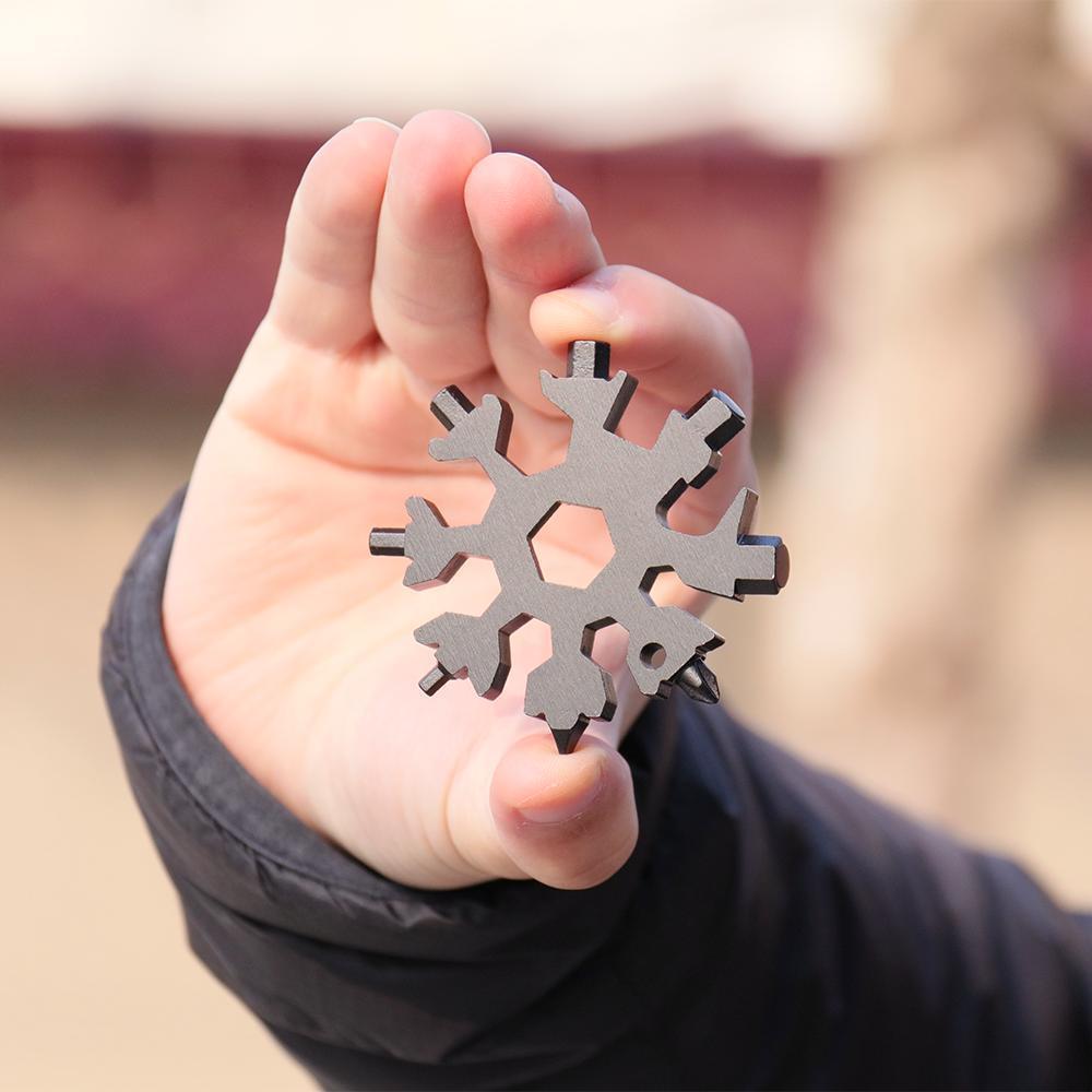 SnowMaster Pro - 18-in-1 Edelstahl Schneeflocken Multi-Tool | 1+1 GRATIS