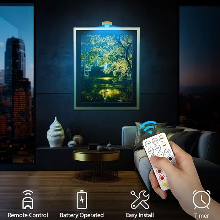 ArtLight™ – Kabellose LED-Bilderbeleuchtung |  50% RABATT