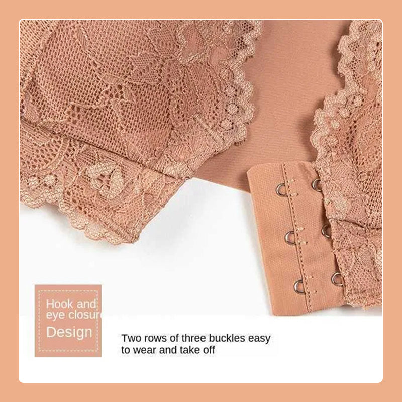 Frontknopf dünner BH Spitze sexy Dessous