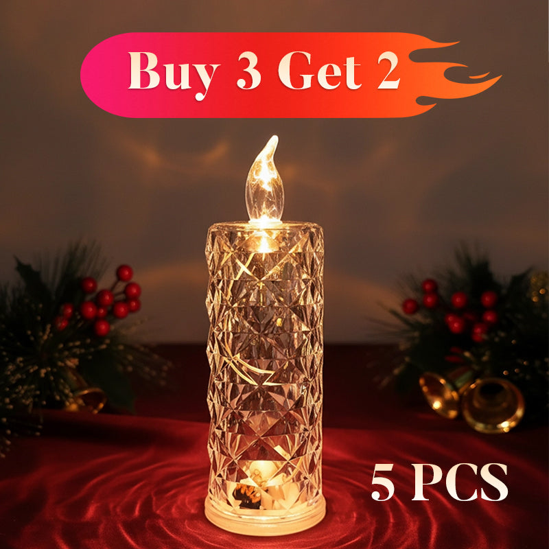 LumiGlow – Kristall LED Kerzenlicht | 1+2 GRATIS