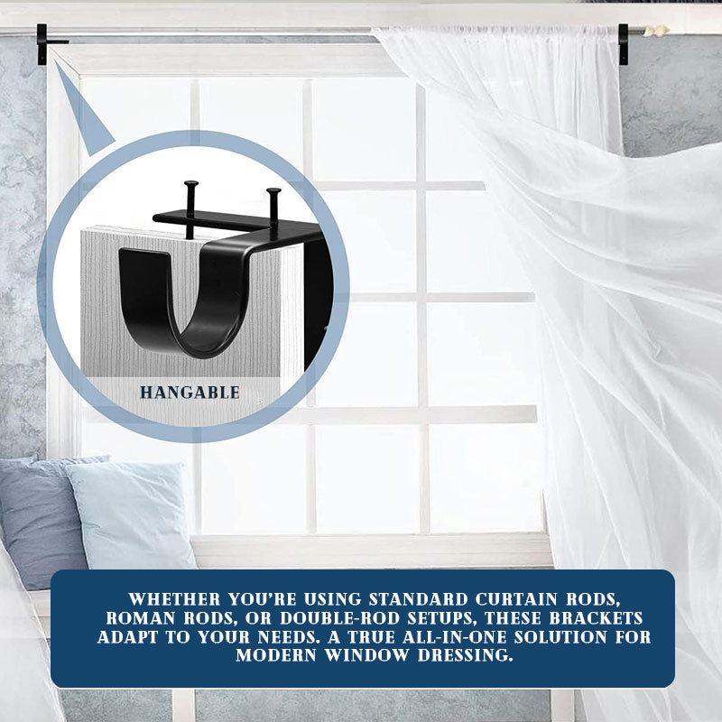 EasyHang – Gardinenstangenhalter ohne Bohren