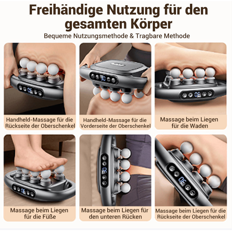 DeepRelief™ 16-Drive Massagepistole mit 8 Aufsätzen