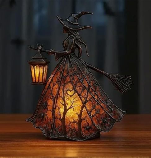 SpookyGlow – Halloween-Hexenlaterne