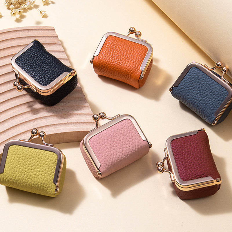 LuxJewels - Mini-Schmuckkästchen aus echtem Leder