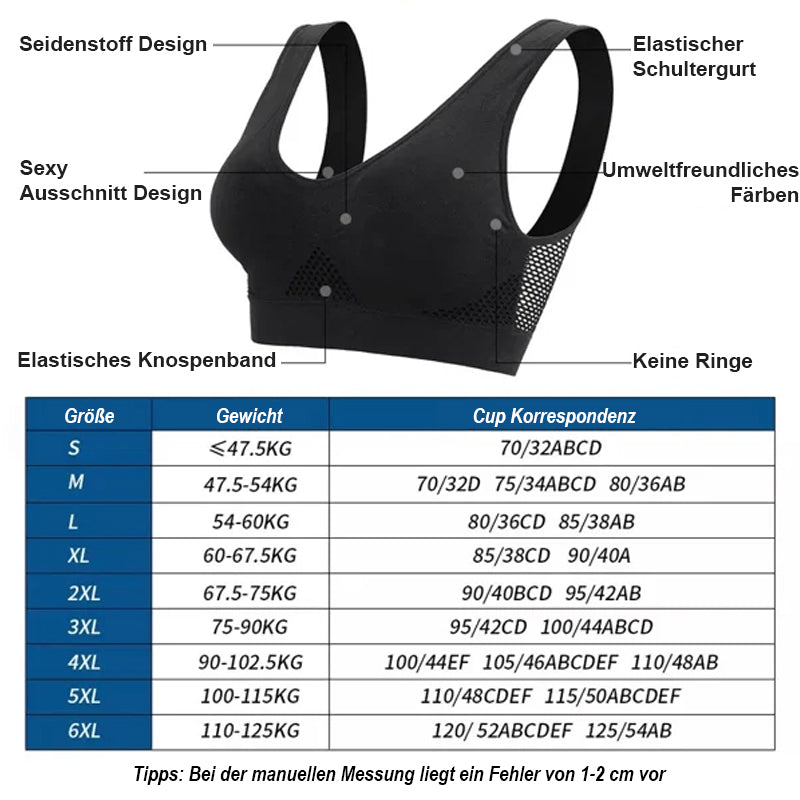 ComfortFit - Atmungsaktiver Sport-BH – Perfekte Unterstützung ohne Kompromisse | 1+1 GRATIS