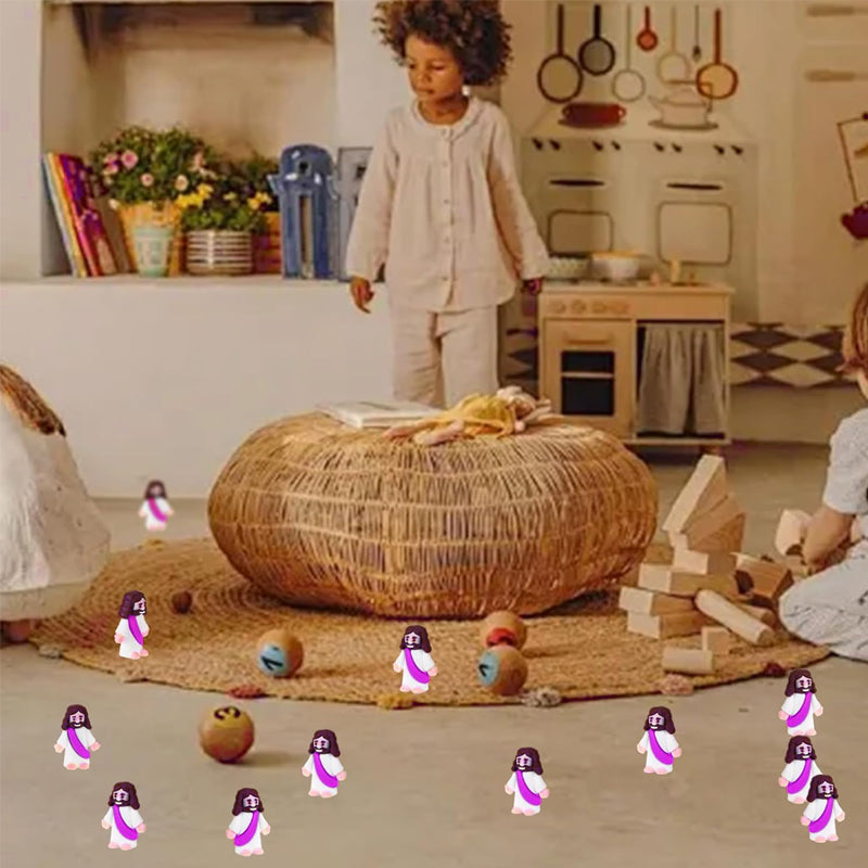 24 Stück Mini-Jesus-Figuren für Osterdekorationen