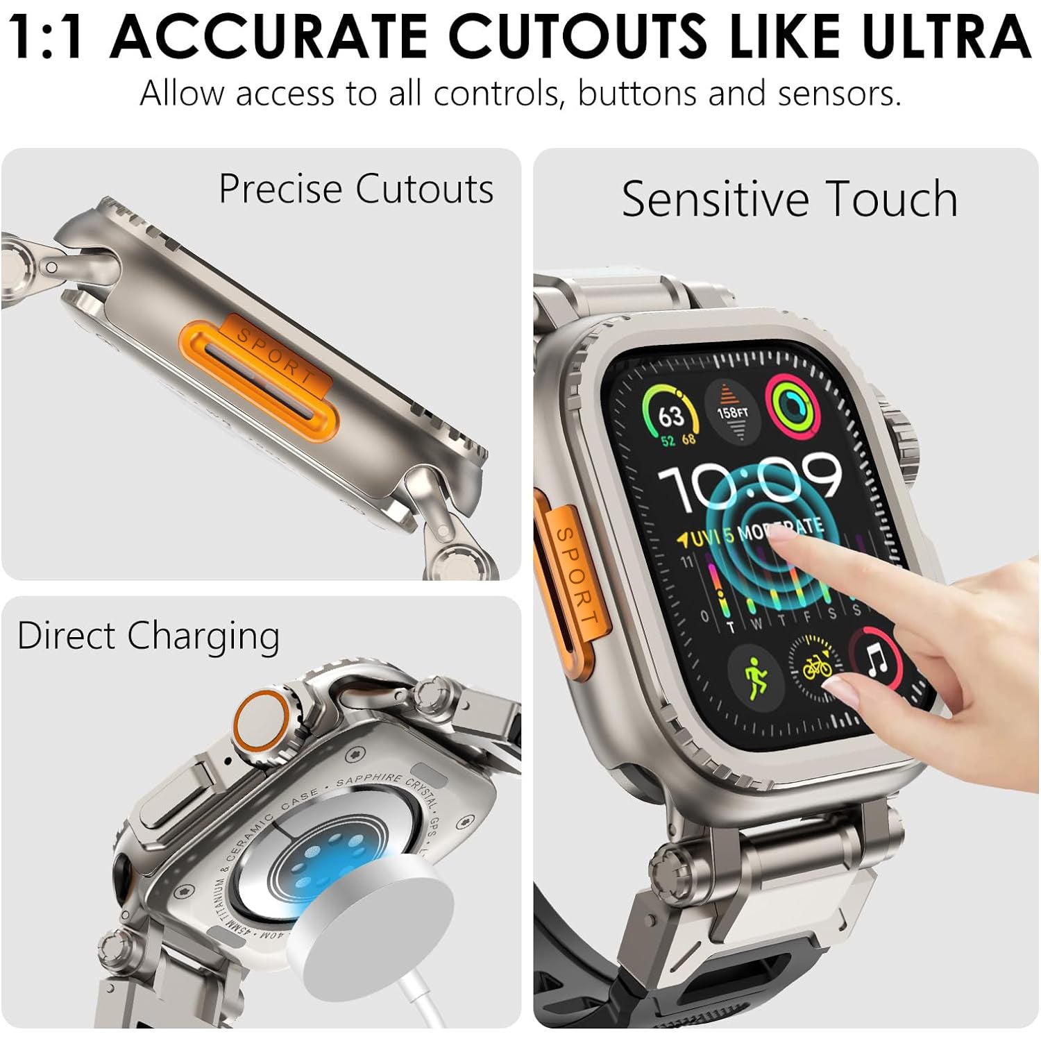 Titan Uhrengehäuse - Robuster Schutz Für Ihre Apple Watch