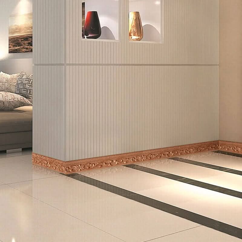 3D-Sockel - Selbstklebende 3D-Wandeinfassung Streifen x 230 cm