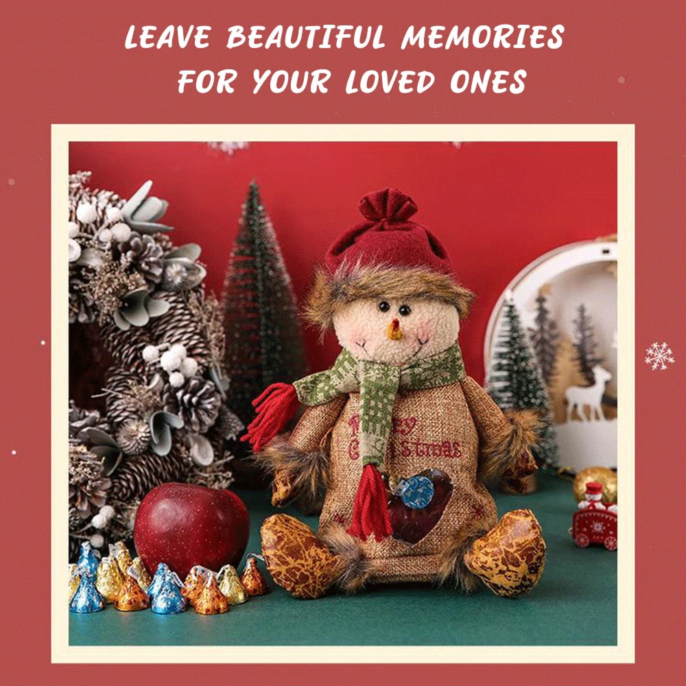 MerryBag – Weihnachtliche Geschenk-Tasche mit Reißverschluss | 1+2 GRATIS