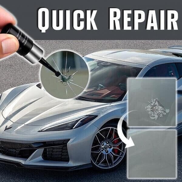 Glasreparaturset - 🛠️ DIY-Reparatur leicht gemacht – Ohne Profi! | 1+1 GRATIS