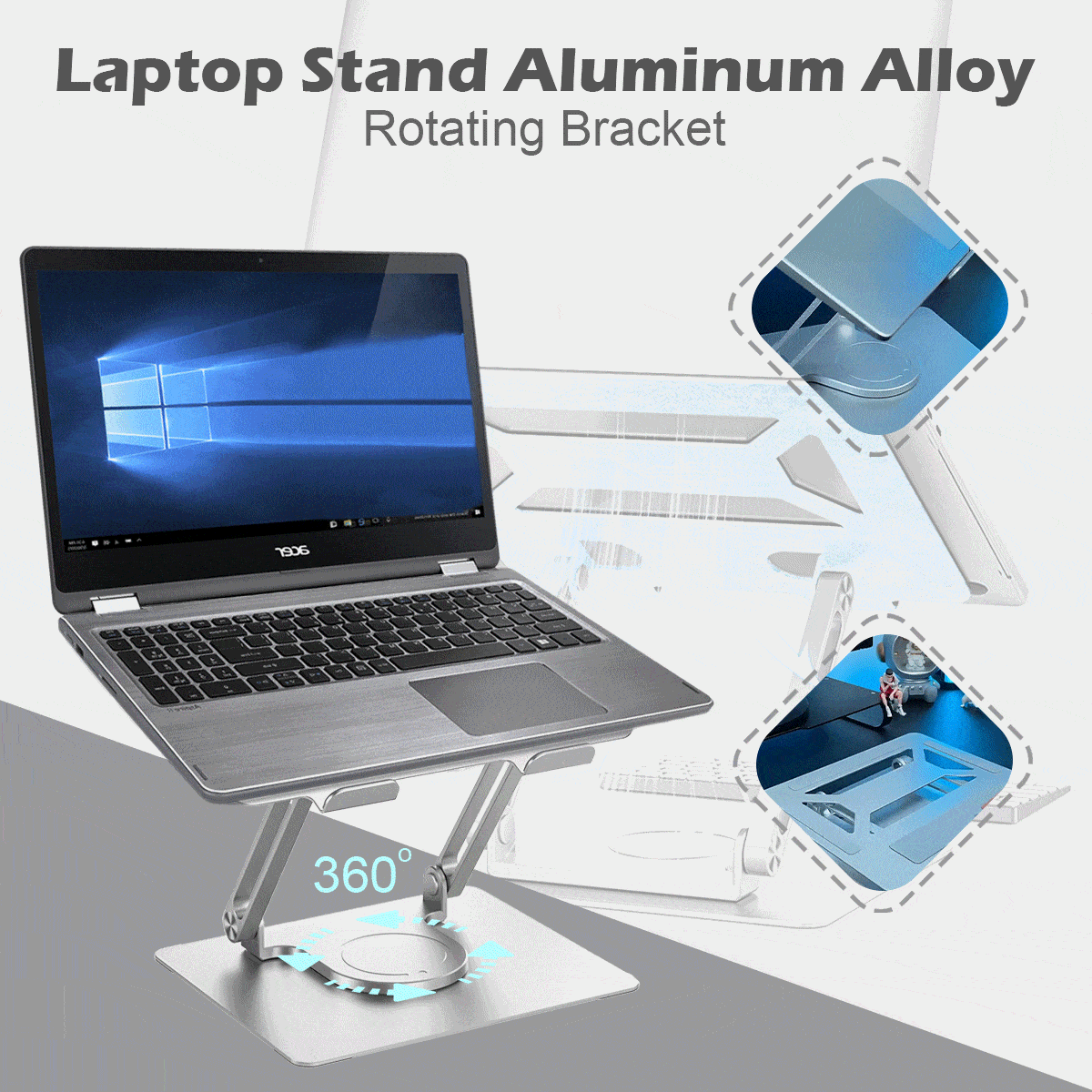 Lapsy™ - Aluminium 360° Laptop-Ständer | 40% Rabatt