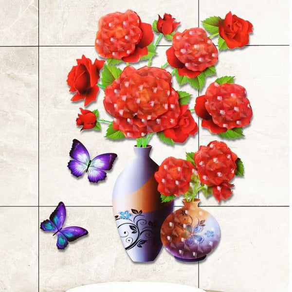 DecoBloom™ – 3D Vasen-Sticker | 1+2 GRATIS