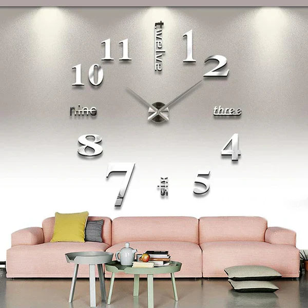 🌟 Kreative Stille DIY Wanduhr – Kunstvolles Design für Ihr Zuhause! 🌟 | 50% RABATT