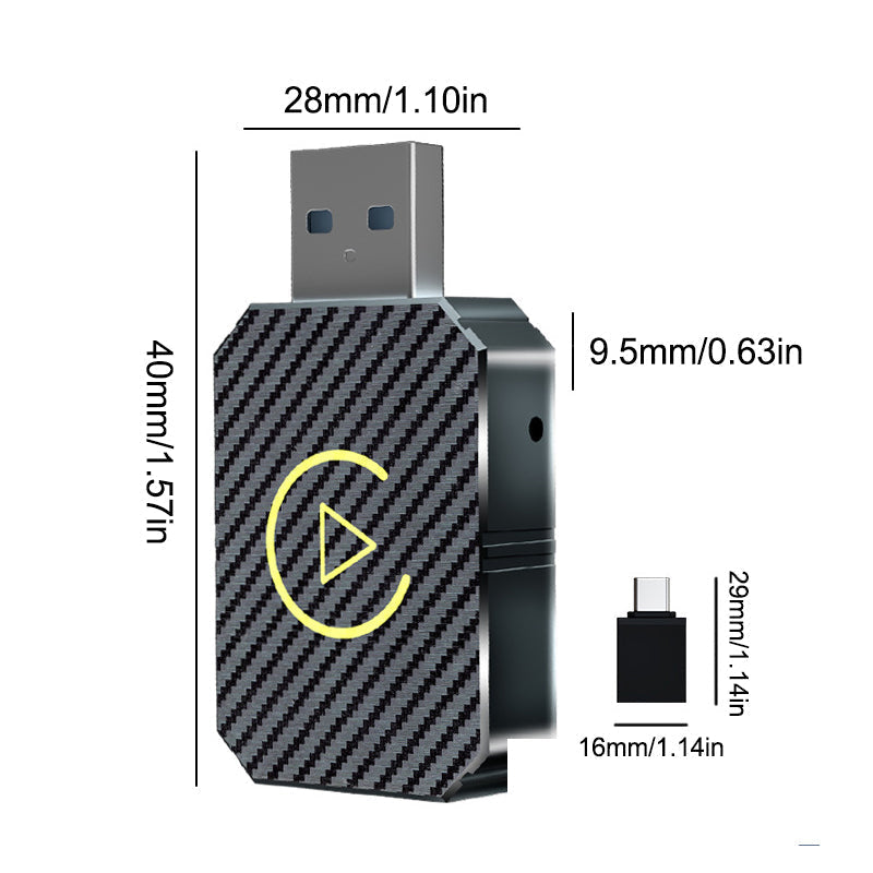 AutoLink - Mini-Kabelloser CarPlay-Adapter