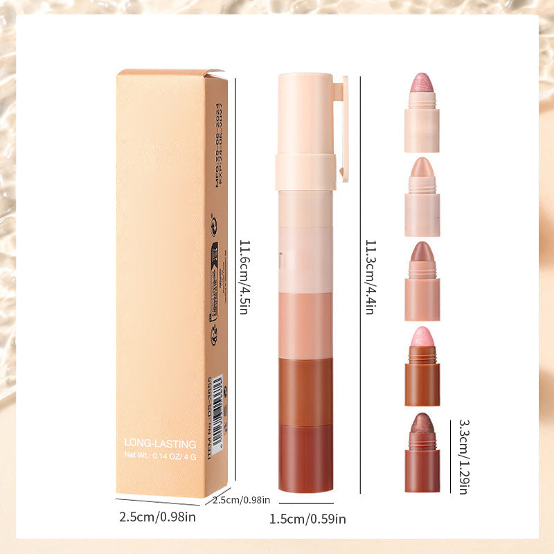 5-in-1-Lidschattenstift natürliche helle Farbe