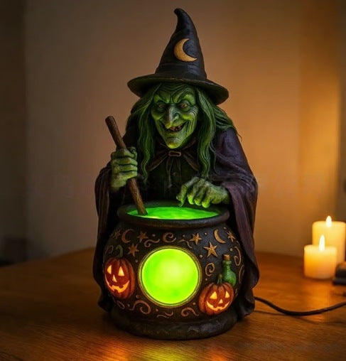 SpookyGlow – Halloween-Hexenlaterne