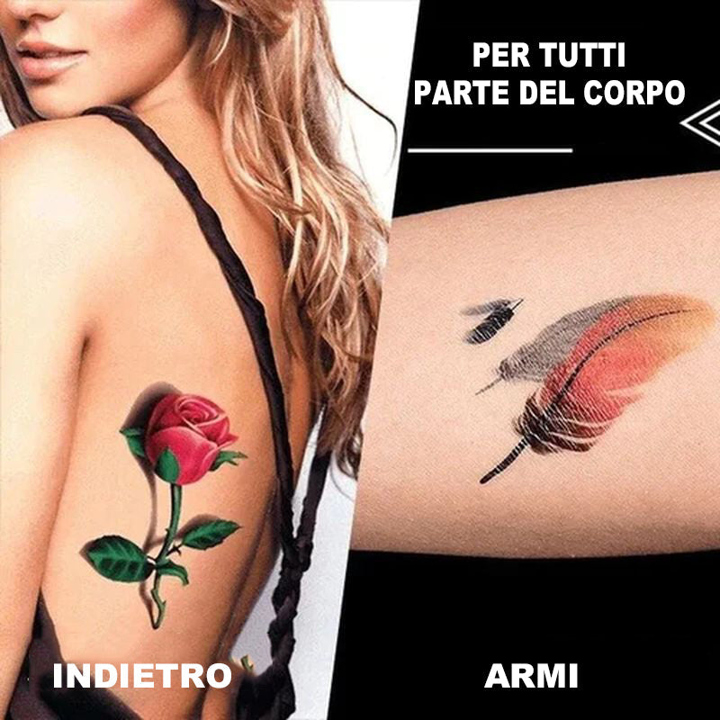 InkVibe™ – Coole 3D-Tattoo-Aufkleber | 50% Rabatt