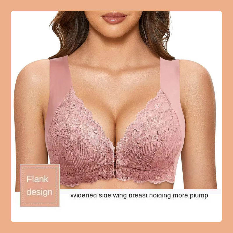 Frontknopf dünner BH Spitze sexy Dessous