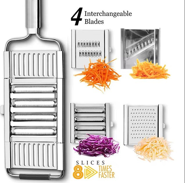 Variant image for Gemüseschneider - Elektrischer Gemüseschneider Mit 4 Klingen Für Schnelles Schneiden-2
