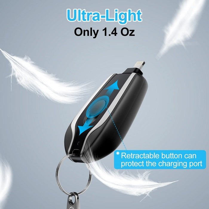 50% Rabatt | PowerBank™ SOS Schlüsselbund-Ladegerät