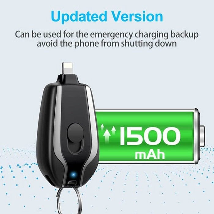 50% Rabatt | PowerBank™ SOS Schlüsselbund-Ladegerät