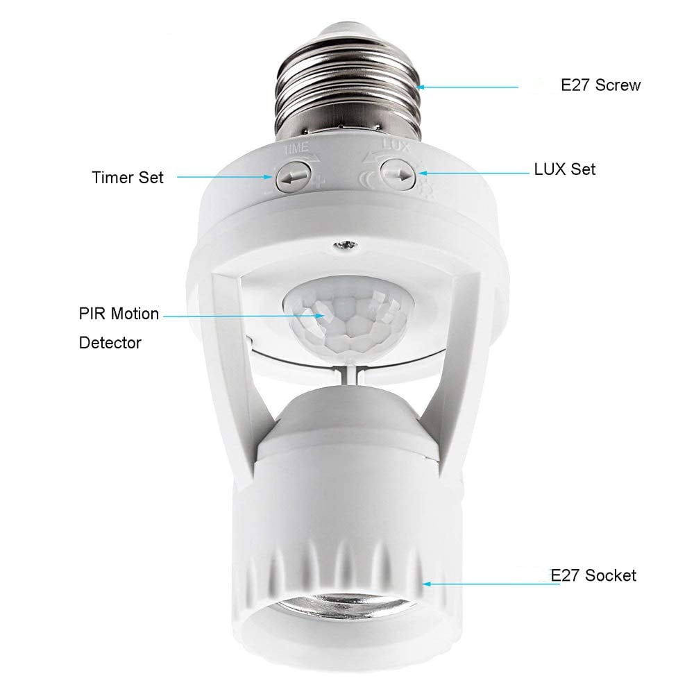 SmartSense™ – Bewegungsaktivierte E27-Lampenfassung | 1+1 GRATIS