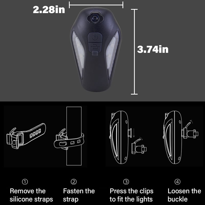GlowRide™ – LED-Rücklicht für Fahrräder | 50% Rabatt