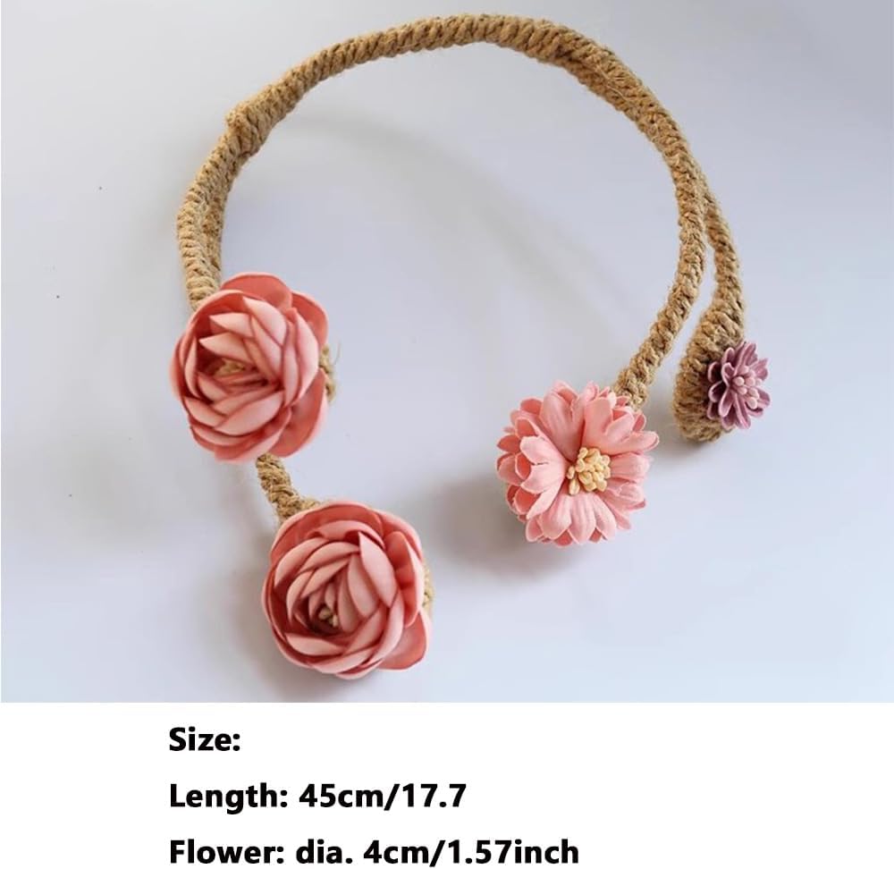 Primst 2er Pack flexible Blumenvorhang Raffhalter