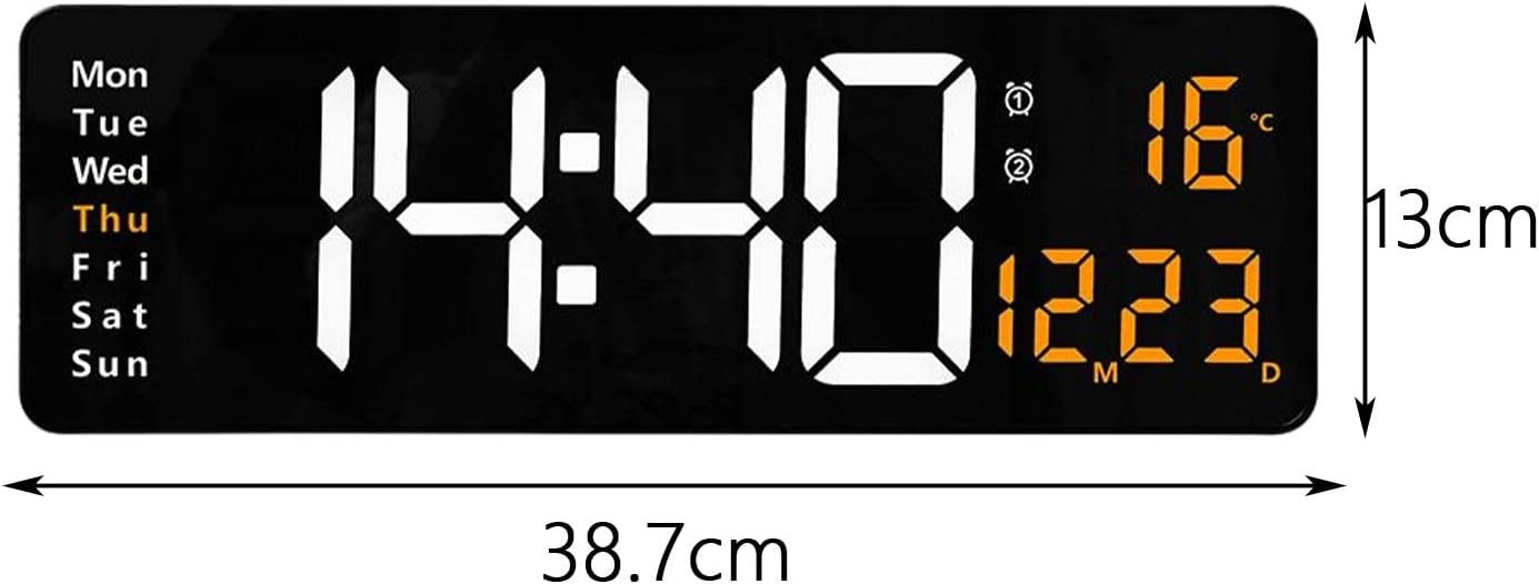 TimeVision Pro  - Großbild-Digitalwanduhr | 50% RABATT