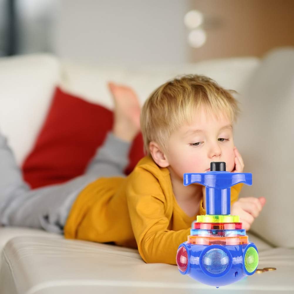 Blinkender Musikkreisel - Farbenfrohes Spielzeug für Kinder mit Musik