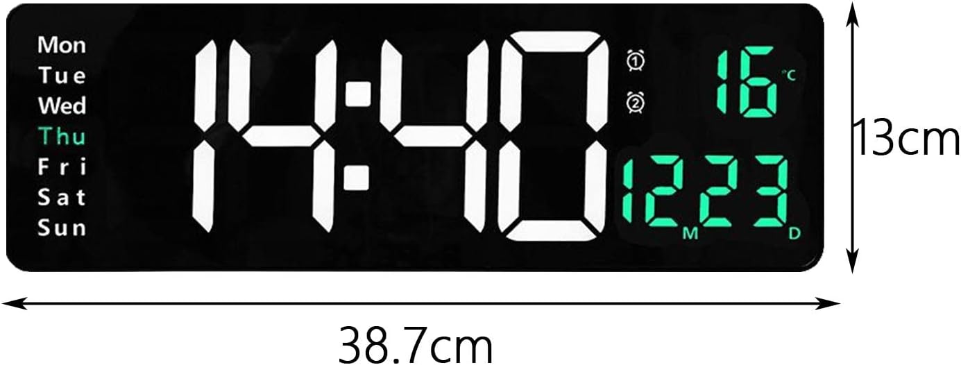 TimeVision Pro  - Großbild-Digitalwanduhr | 50% RABATT