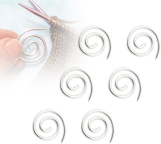 6 stuks Stricknadeln Stitch Holder