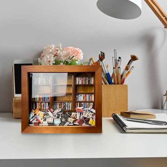 RuheRegal – Miniatur-Bücherregal für tägliche Gelassenheit und stressfreie Momente | 50% RABATT