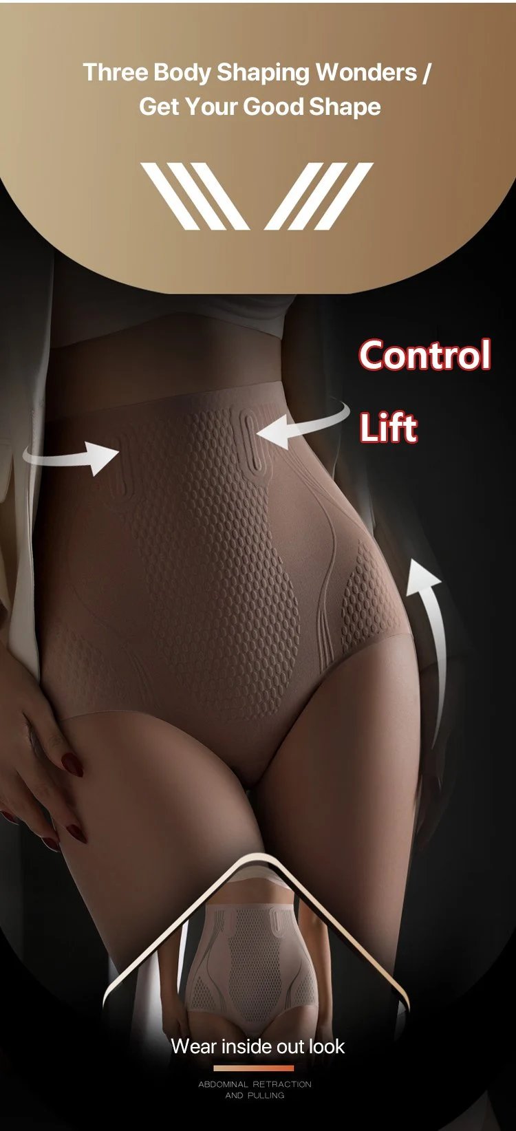 Bauchfreies Höschen mit hoher Taille
