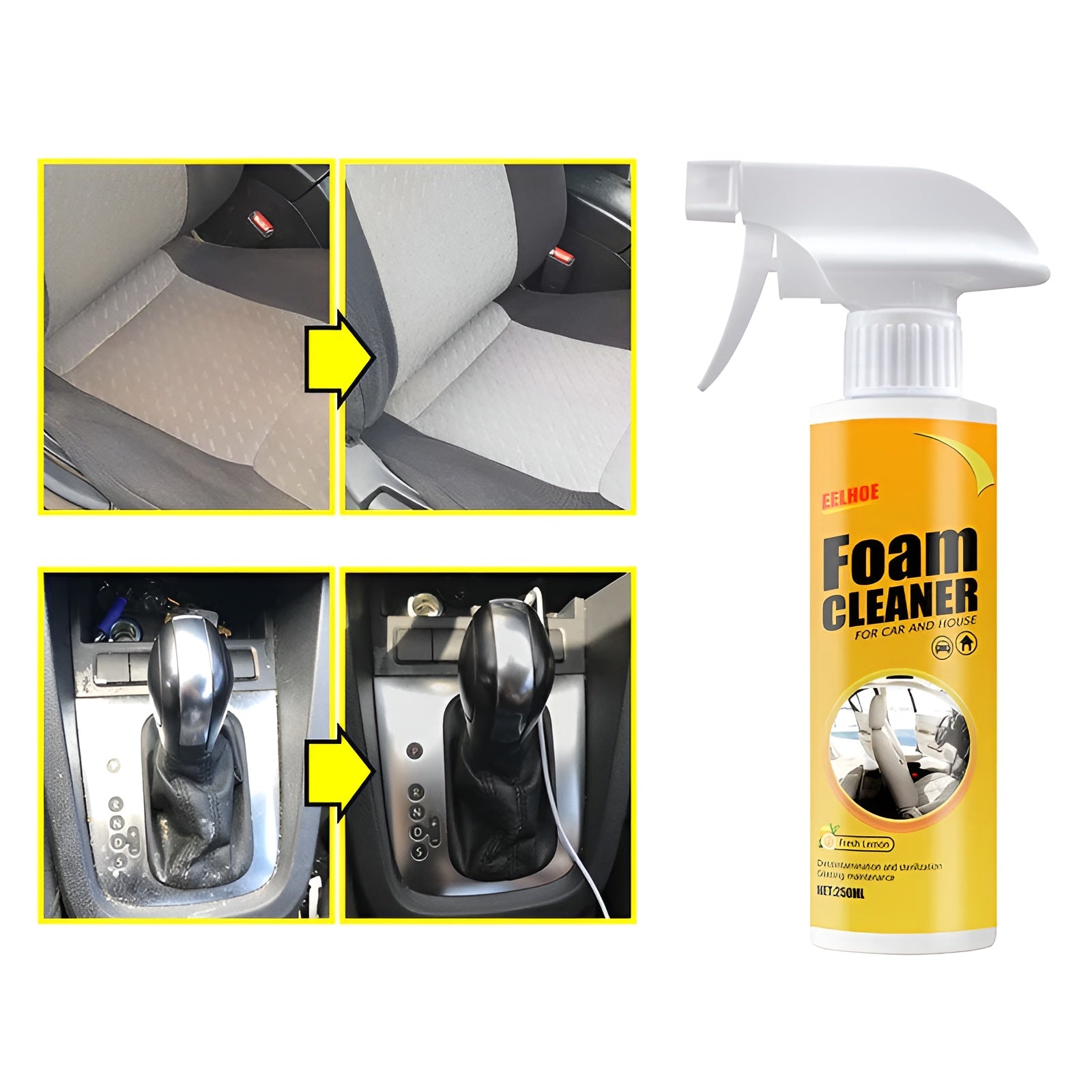 FreshDrive  - Schuhreiniger Reinigungsspray 100 ML | 1+1 GRATIS