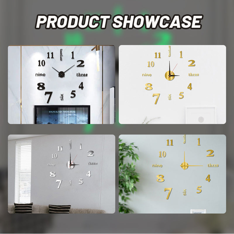 🌟 Kreative Stille DIY Wanduhr – Kunstvolles Design für Ihr Zuhause! 🌟 | 50% RABATT